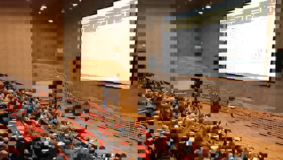 Billede fra roadshow efteråret 2019 – her fra Københavns Professionshøjskole