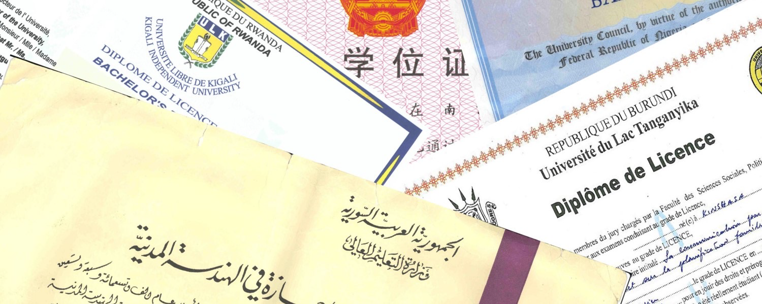 Hvis du som arbejdsgiver har svært ved at gennemskue udenlandske uddannelsespapirer, kan du finde nyttige informationer her på hjemmesiden eller kontakte Uddannelses- og Forskningsstyrelsen for nærmere vejledning.