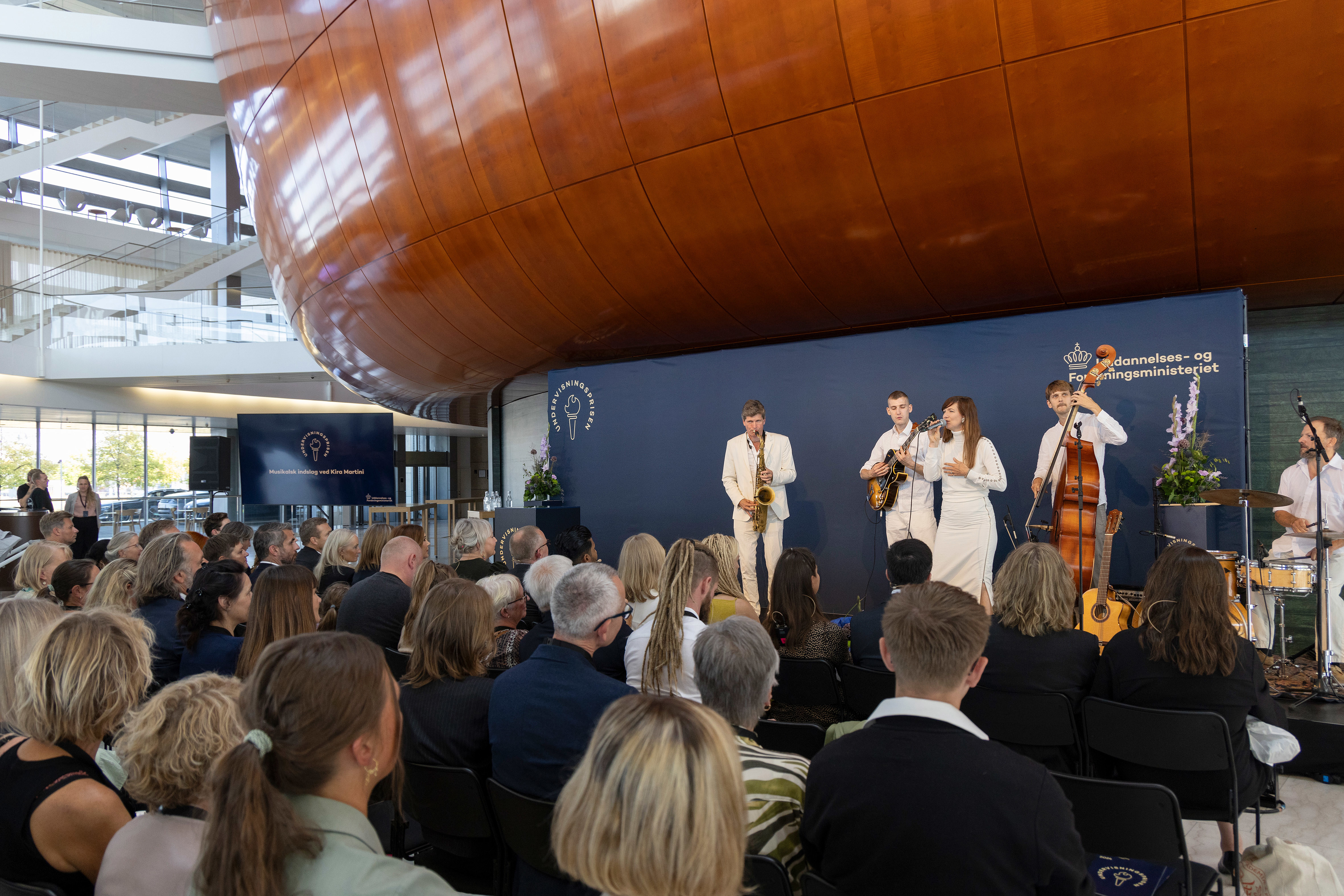 Kira Martini ved prisuddelingen af Undervisningsprisen 2024