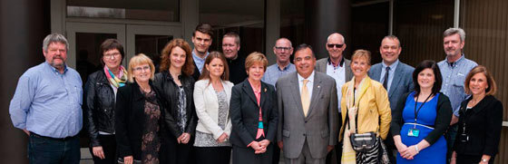 Dansk delegation på studietur Billede til nyhed om studietur til USA