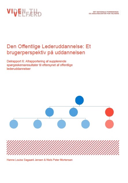 Denne rapport, Den Offentlige Lederuddannelse: Et brugerperspektiv på uddannelsen, supplerer den fjerde delrapport om lederuddannelser, som VIVE har udarbejdet for 'Eftersyn af de offentlige lederuddannelser'.