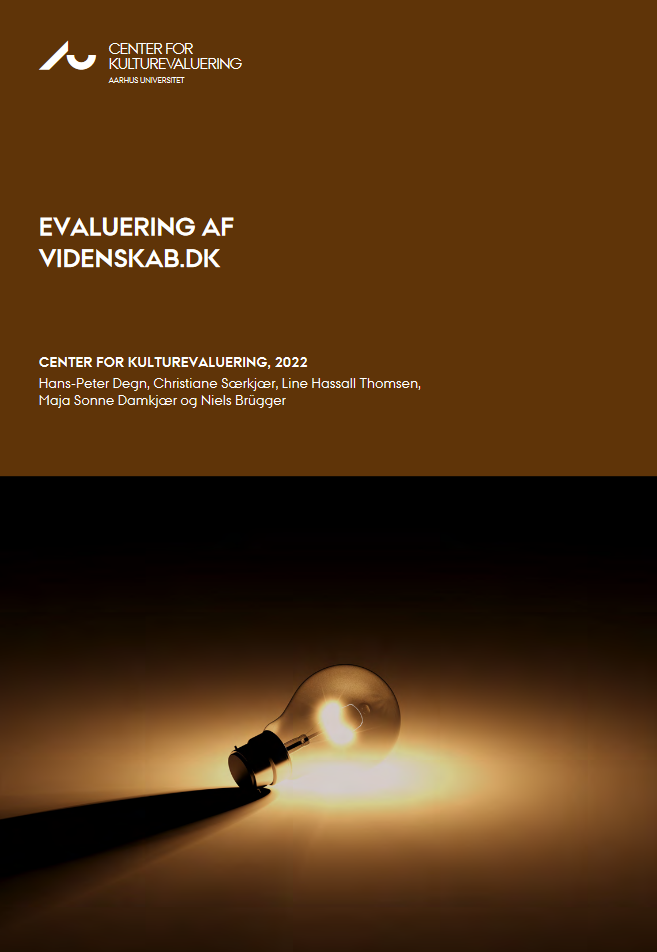 Uddannelses- og Forskningsstyrelsen har bedt Center for Kulturevaluering ved Aarhus Universitet evaluere Videnskab.dk.