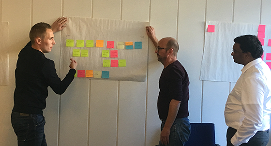 De første spadestik til udviklingen- og de første tests og demoer er gennemført. Det har gjort alle klogere på metoder og processer, som evalueres og forbedres løbende igennem projektets levetid. Udviklingsfasen varer til og med 2019, inklusiv pilotudrulning af esas hos tre udvalgte institutioner.