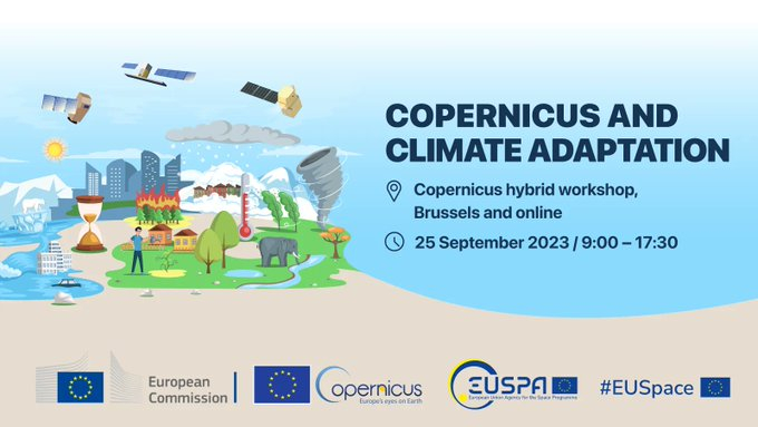 The workshop has as a central aim is to promote the use of Copernicus data for the benefit of public and private users on climate adaptation, and to identify emerging needs and requirements, which all can inform the future development of Copernicus.