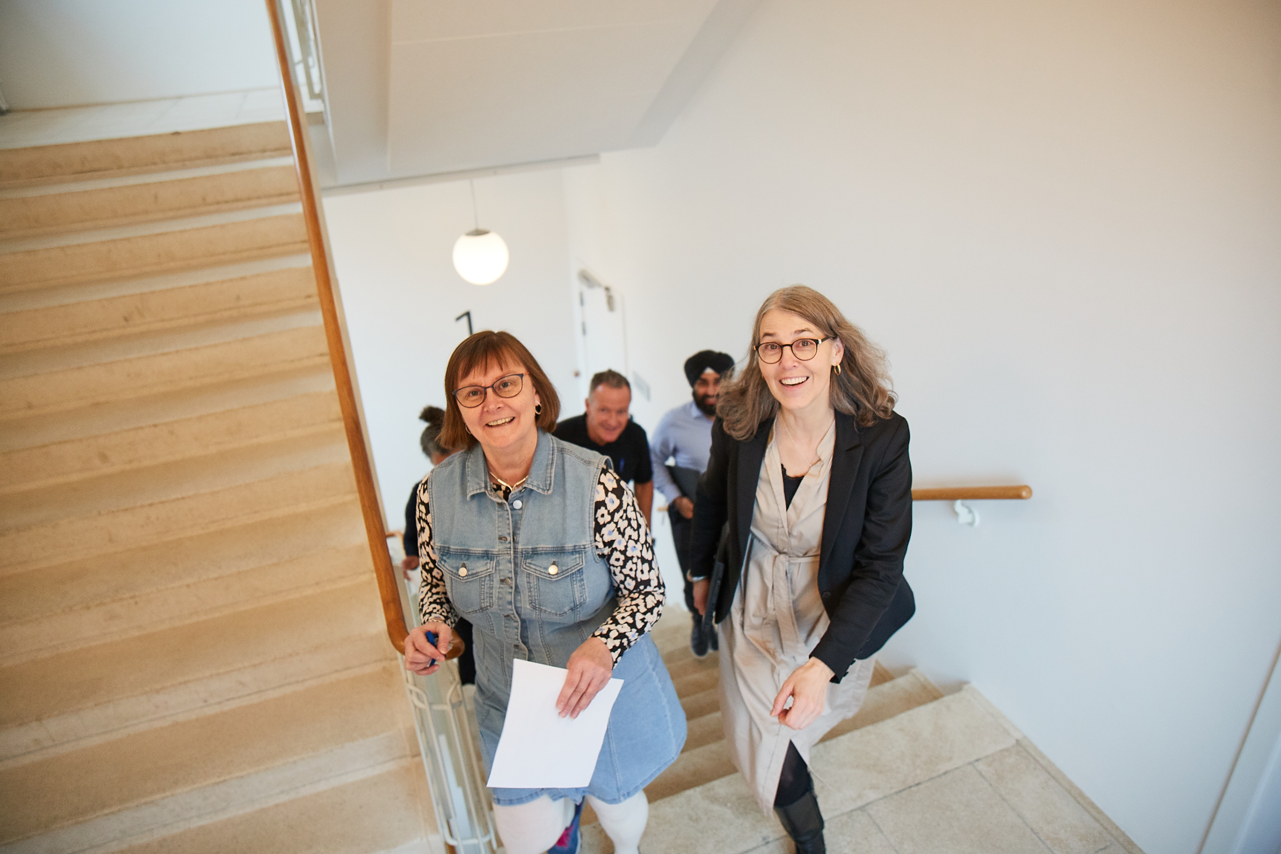 Medarbejdere i styrelsen.