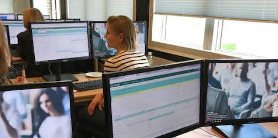 Billede fra slutbrugertest af esas