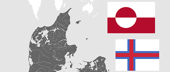Grønland og Færøerne Flag