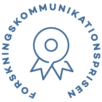 Logo Forskningskommunikationsprisen Blå Logo Forskningskommunikationsprisen Blå