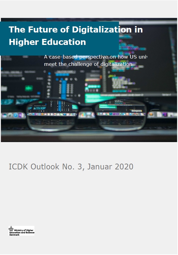 Outlook-rapporten sætter fokus på udviklingen af nye digitale teknologier i universitetsverdenen, hvilke nye krav det stiller til universiteterne og på, hvilke muligheder det skaber for udvikling.