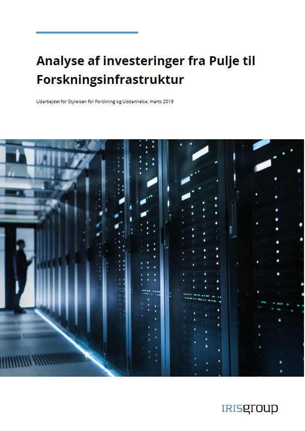 Denne analyse belyser udbyttet og udnyttelsen af de nationale forskningsinfrastrukturer finansieret af Uddannelses- og Forskningsministeriet.
